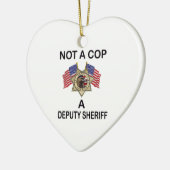 NOT_A_COP_A_SHERIFF KERAMISCH ORNAMENT (Links)