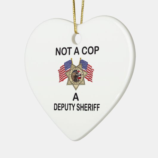 NOT_A_COP_A_SHERIFF KERAMISCH ORNAMENT (Links)