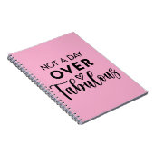 Not a Day Over Fabulous – Funny Birthday Quote Notitieboek (Rechterzijde)