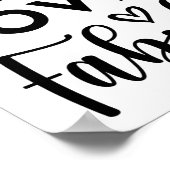 Not a Day Over Fabulous – Funny Birthday Quote Poster (Hoek)