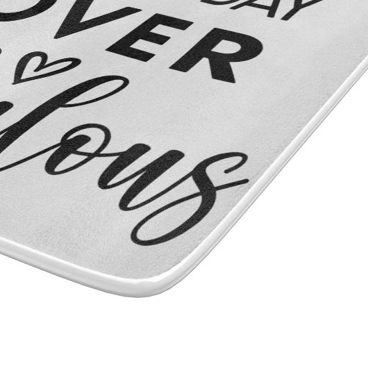 Not a Day Over Fabulous – Funny Birthday Quote Snijplank (Hoek)