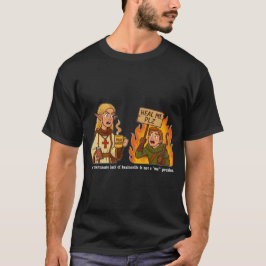 "Not a Me Problem" Grappig Cleric RPG T-shirt