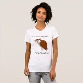 'Not a Morning Person' T-shirt (Voorkant volledig)