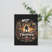 Not a Trophy Briefkaart (Staand voorkant)