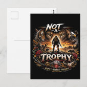 Not a Trophy Briefkaart (Voorkant / Achterkant)