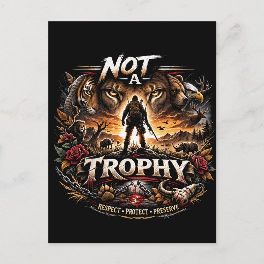 Not a Trophy Briefkaart (Voorkant)