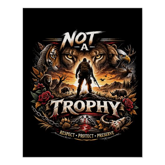 Not a Trophy Perfect Poster (Voorkant)