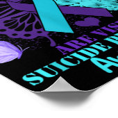 Not All Wounds Are Visible Suicide Awareness  Poster (Hoek)