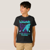 Not All Wounds Are Visible Suicide Awareness  T-shirt (Voorkant volledig)