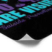 Not All Wounds Are Visible Suicide Prevention Awar Poster (Hoek)