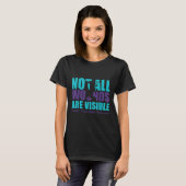 Not All Wounds Are Visible Suicide Prevention Awar T-shirt (Voorkant volledig)