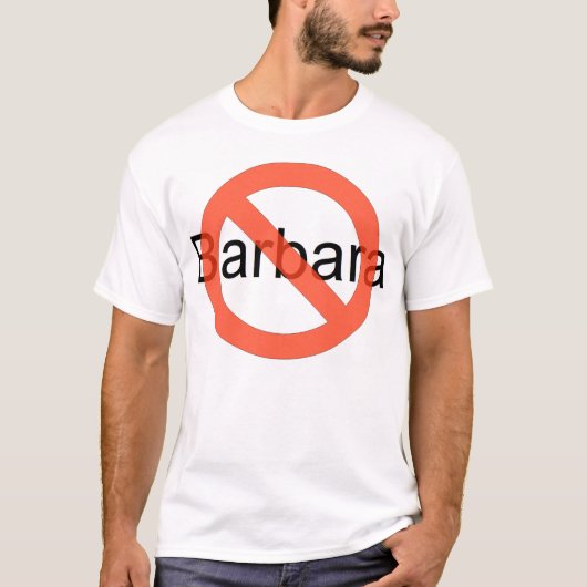 not_barbara t-shirt (Voorkant)