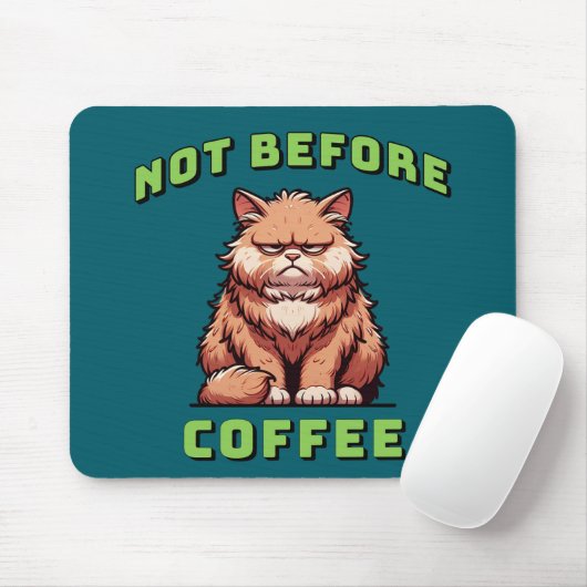 Not Before Coffee Muismat (Met muis)
