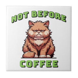 Not Before Coffee Tegeltje