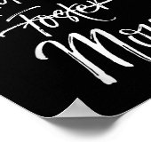 Not Biological Adoptive Foster Just Mom Shirt Mark Poster (Hoek)