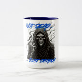 Not Dead Just Dead Tweekleurige Koffiemok (Center)