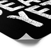 Not Dead Ye Funny Undead Zombie Veteran Poster (Hoek)