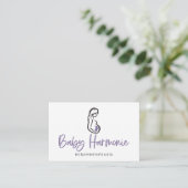 Not Editable Zazzle Template | Custom Order Visitekaartje (Staand voorkant)
