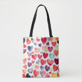 Not enough hearts tote bag (Voorkant)