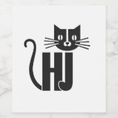 Not for Cats Wijn Etiket (Enkel label)