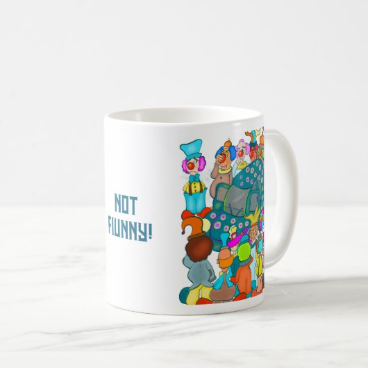 Not Funny Classic Mug Koffiemok (Voorkant rechts)