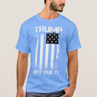 Not Guilty Free Ik blijf bij Trump T-shirt
