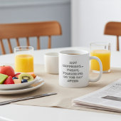 Not Happening - Funny Typography Coffee Mug Koffiemok