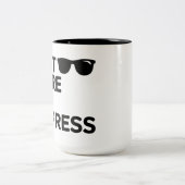 Not Here to Impress Tweekleurige Koffiemok (Center)