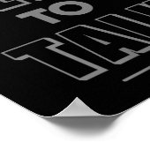 Not Here To Talk In G Funny Gym Motivation Sayings Poster (Hoek)