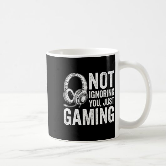 Not Ignoring You Gaming Headset Graphic Video Game Koffiemok (Rechts)