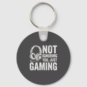 Not Ignoring You Gaming Headset Graphic Video Game Sleutelhanger (Voorkant)
