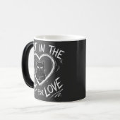 Not In The Mood For Love Grumpy Cat Sarcastic Magische Mok (Voorkant links)