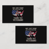 Not Just Today But Every Single Day Thank You Vete Visitekaartje (Voorkant / Achterkant)
