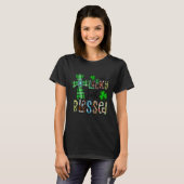 Not Lucky Just Blessed, St Patrick's Day Christian T-shirt (Voorkant volledig)