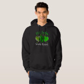 Not Lucky Simply Blessed Christian Shamrock St Pat Hoodie (Voorkant volledig)
