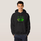 Not Lucky Simply Blessed Christian Shamrock St Pat Hoodie (Voorkant volledig)