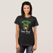 Not Lucky Simply Blessed Christian Shamrock St Pat T-shirt (Voorkant volledig)