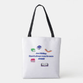 Not MUSH room for more books Tote Bag (Achterkant)
