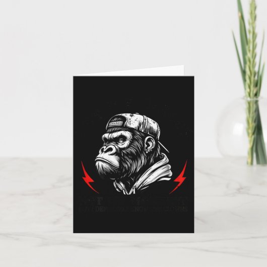 Not My Circus Not My Monkeys I Know All The Clowns Kaart (Voorkant)