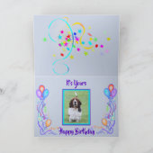 "Not My Day" Verjaardag Kaart W / Fun Basset Hound (Binnen)