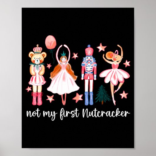 Not My First Nutcracker Ballet Sugar Fairy Plum Fu Poster (Voorkant)