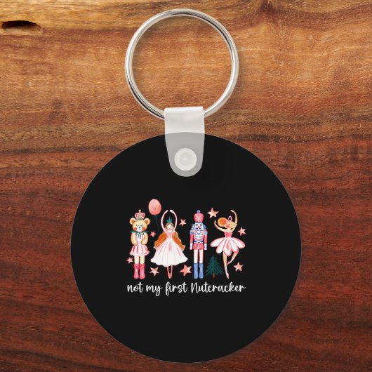 Not My First Nutcracker Ballet Sugar Fairy Plum Fu Sleutelhanger (Voorkant)