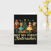 Not My First Nutcracker Sugar Plum Costume, Christ Kaart (Gele Bloem)
