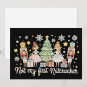 Not My First Nutcracker Sugar Plum Fairy Christmas Feestdagenkaart (Voorkant / Achterkant)
