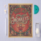 Not My Monkeys! Ringmaster, Red and Gold Tissuepapier (Craft)