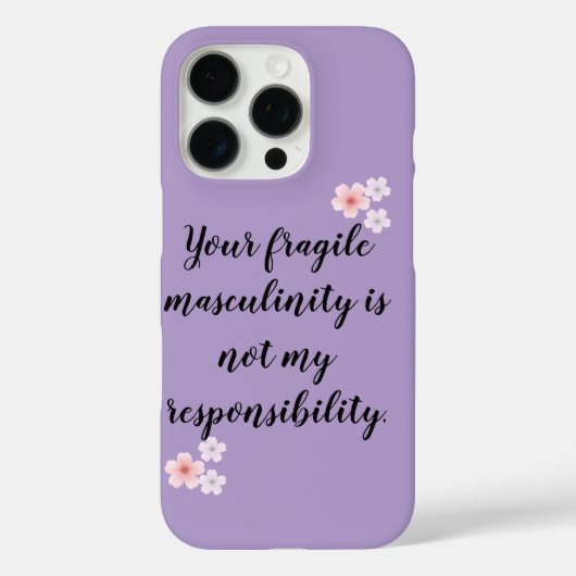 🔥 Not My Responsibility – Bold Feminist Stateme Case-Mate iPhone Case (Achterkant)