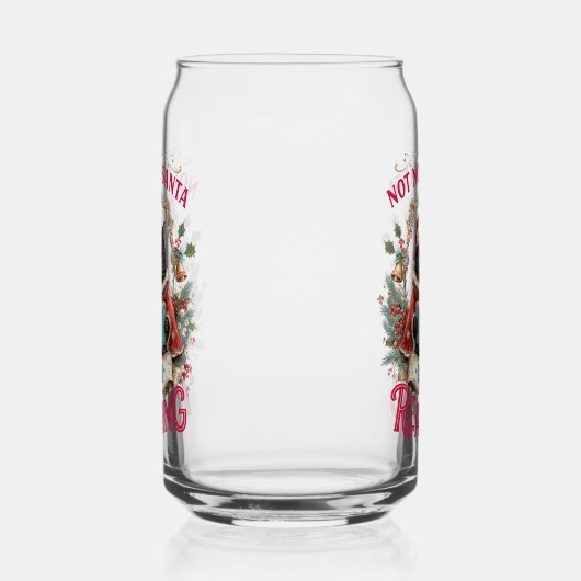 Not Now Santa I'm Reading Blikvorm Glas (Links)