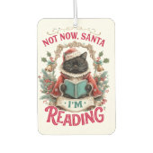 Not Now Santa I'm Reading  Luchtverfrisser (Voorkant)