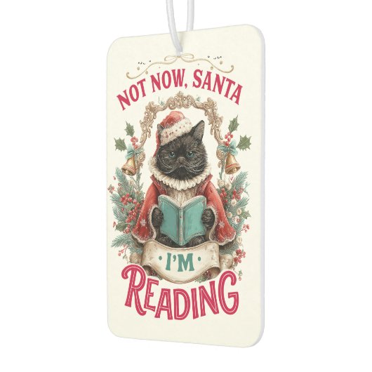 Not Now Santa I'm Reading  Luchtverfrisser (Links)