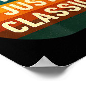 Not Old Just Clic Funny Quote Tee Birthday  Poster (Hoek)